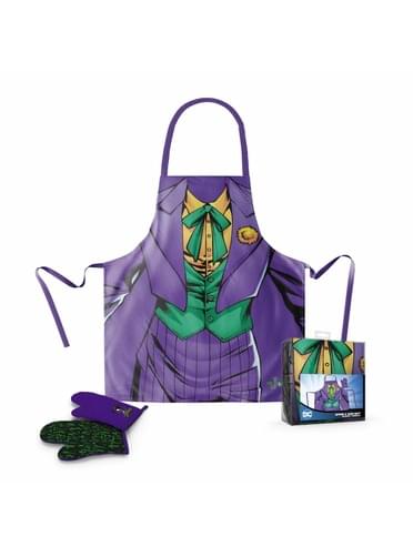 Conjunto de avental e luva de Joker
