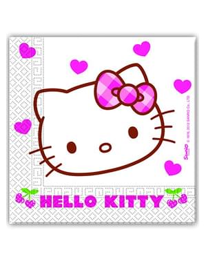 Hello Kitty Hearts peçeteler Seti