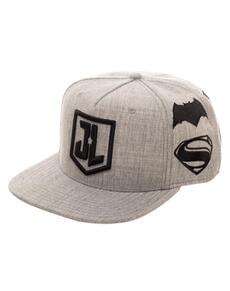 Boné de Liga da Justiça cinzento