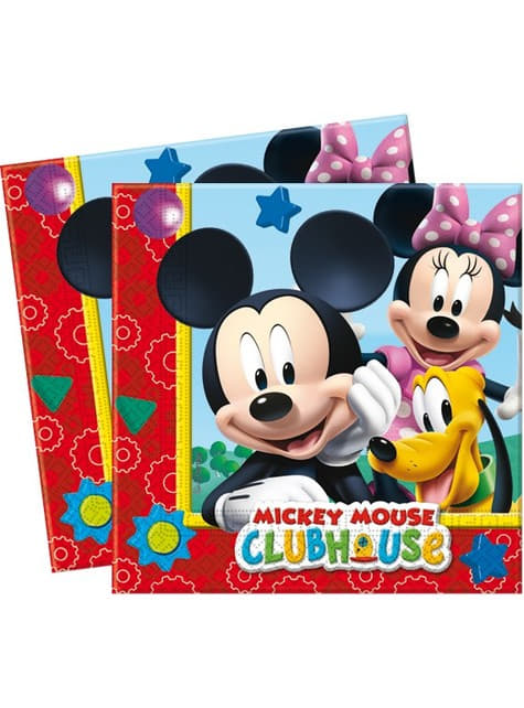 20 servilletas Mickey - ClubHouse