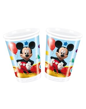 8 vasos Mickey Mouse - ClubHouse