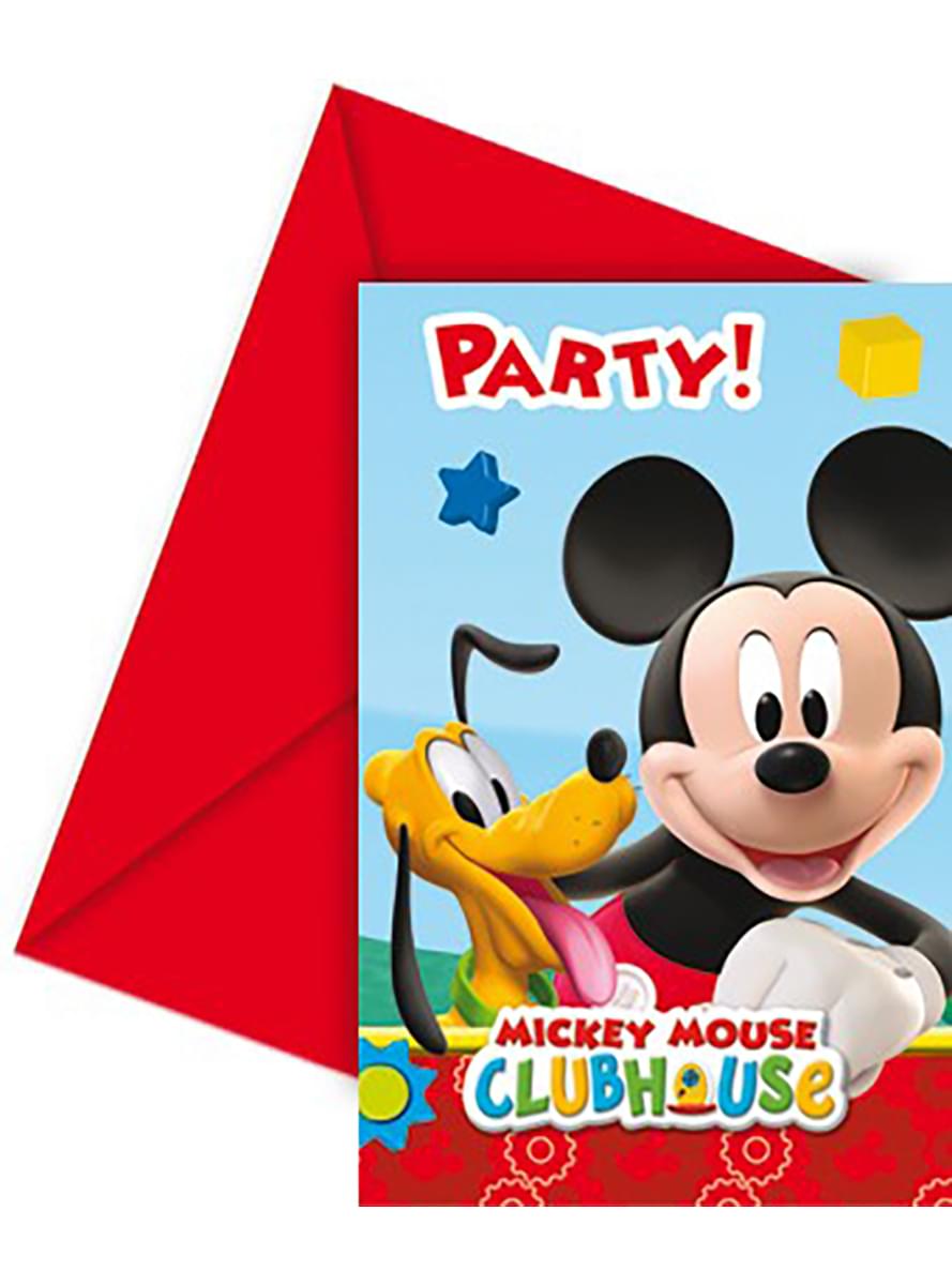 Mickey Mouse Clubhouse Uitnodigingen Set