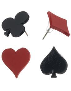 Conjunto de brincos Símbolos Harley Quinn