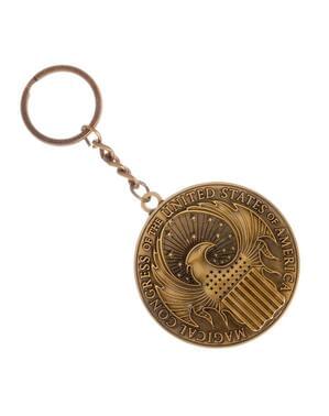 MACUSA Fantastic Beasts dan Tempat Menemukan Mereka keyring emas