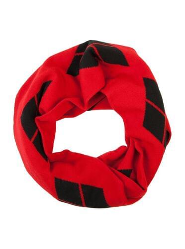 Cachecol gola de Harley Quinn vermelho