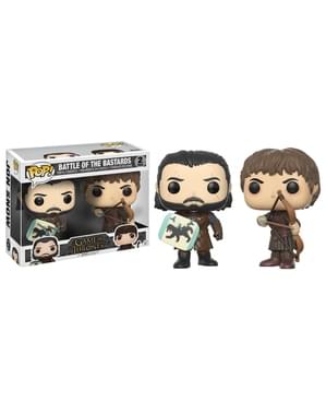 Funko POP! 2 Paket: Jon Snow & Ramsay Bolton (BOTB) - Taht Oyunları