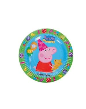 8 pratos de sobremesa A Porquinha Peppa