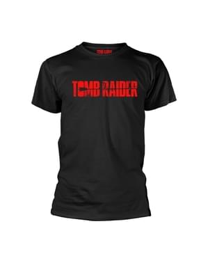 T-shirt  Tomb Raider gris nera per uomo