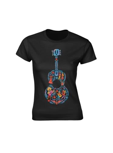 T-shirt Guitarra para mulher - Coco