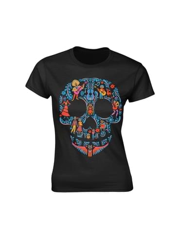 T-shirt Caveira para mulher - Coco