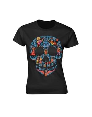 T-shirt Coco Caveira para mulher