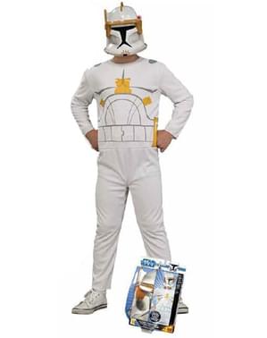 Costume Comandante Clody Clone Trooper Action Suit da bambino