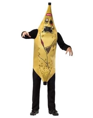 Plus Size Zombie Banana Adult Costume