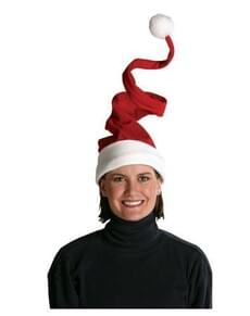 Gorro em espiral de Pai Natal