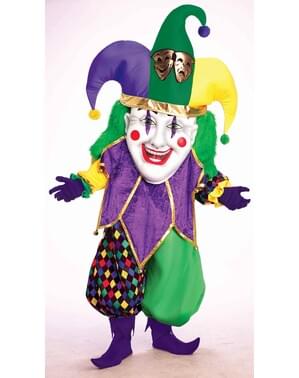 Kostým pro dospělé šašek s velkou hlavou