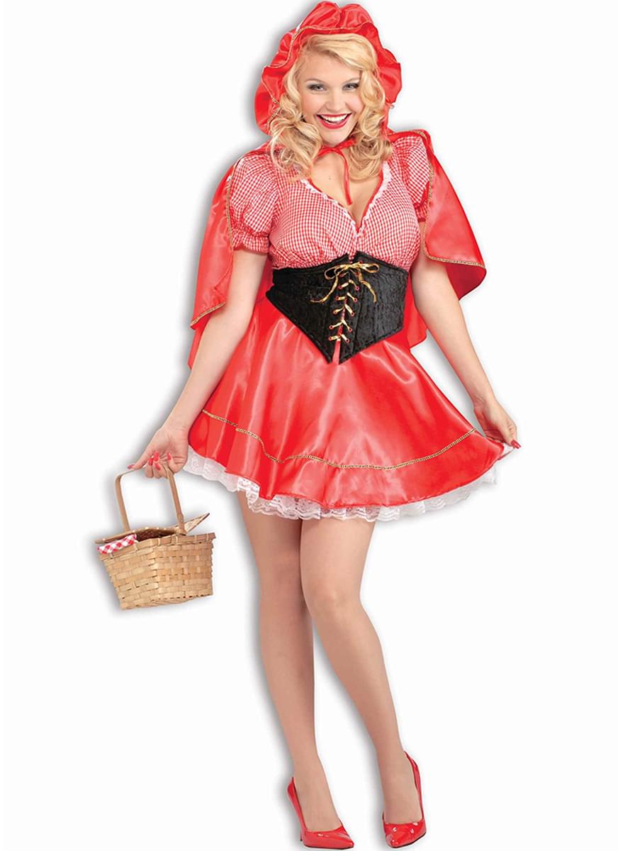 Plus Size Sexy Little Red Riding Hood Adult Costume Express Delivery