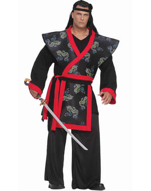 Artı Boyutu Süper Samuray Yetişkin Kostüm