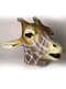 Maschera di lattice da giraffa