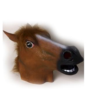 Máscara látex de cavalo louco