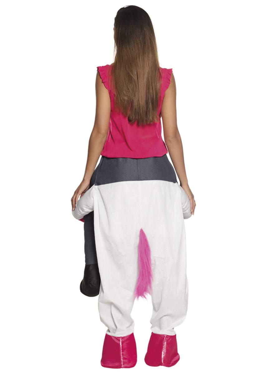 Ride-On Fantasy Unicorn Costume for Adults