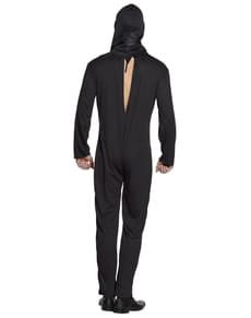 Déguisement squelette vert fluo homme