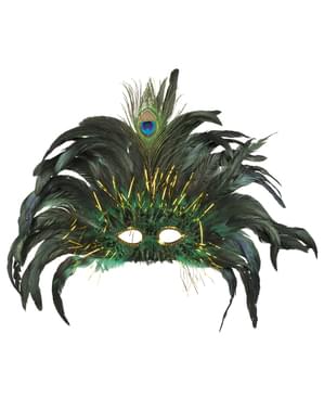 Maschera del pavone reale per donna