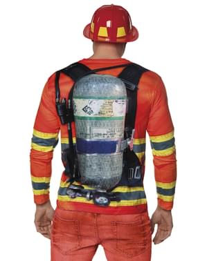 T-shirt de bombeiro sexy para homem