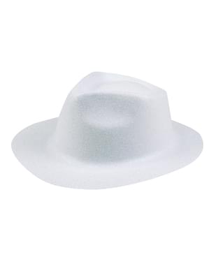 Yetişkinler için beyaz yılbaşı arifesi şapkası