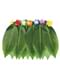 Saia havaiana verde para adulto