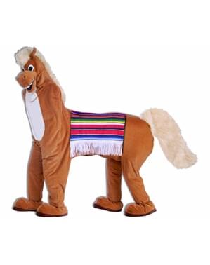 2-osaline hobuse täiskasvanute kostüüm