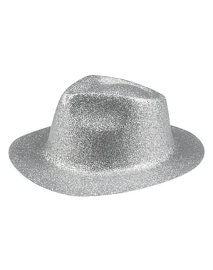 Pălărie pentru Revelion argintie pentru adult