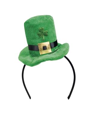 Saint Patrick leprechaun mini hat for adults