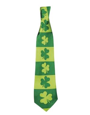 Saint Patrick clover tie for adults