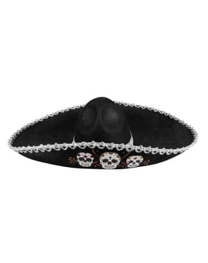 Mariachi Day of the Dead hatt til voksne