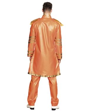 Fato de cantor de Liverpool cor de laranja para homem