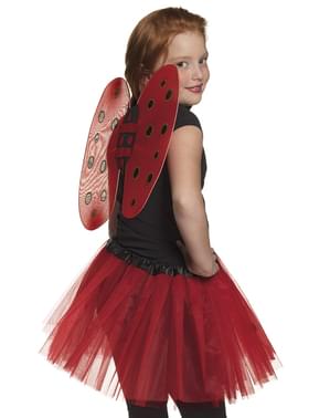 Kit disfarce de joaninha infantil