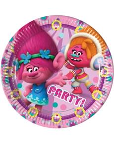 Set of 8 Trolls 23cm Plates