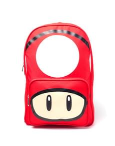 Mochila de cogumelo vermelho - Super Mario Bros