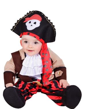 Déguisement de pirate rouge pour bébé
