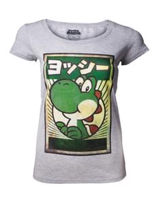 T-shirt Yoshi en japonais femme - Super Mario Bros