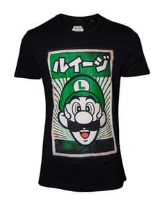 T-shirt de Luigi em japonês - Super Mario Bros