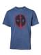 Deadpool Logo Denim T-Shirt voor mannen– Marvel