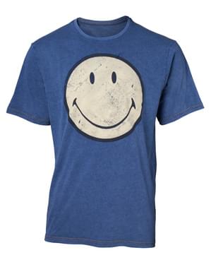 Smiley Logo denim T-Skjorte til menn