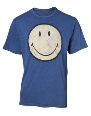 Tricou Smiley Logo denim pentru bărbat