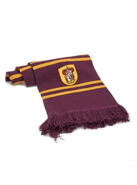 Gryffindor halsduk i vinröd (Officiell Samplarkopia) - Harry Potter