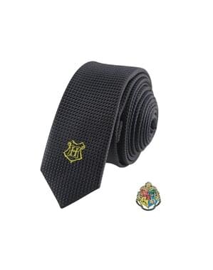 Pack gravata e pin Hogwarts caixa deluxe - Harry Potter