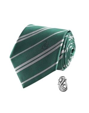 Pack Cravate et badge Serpentard boîte deluxe - Harry Potter