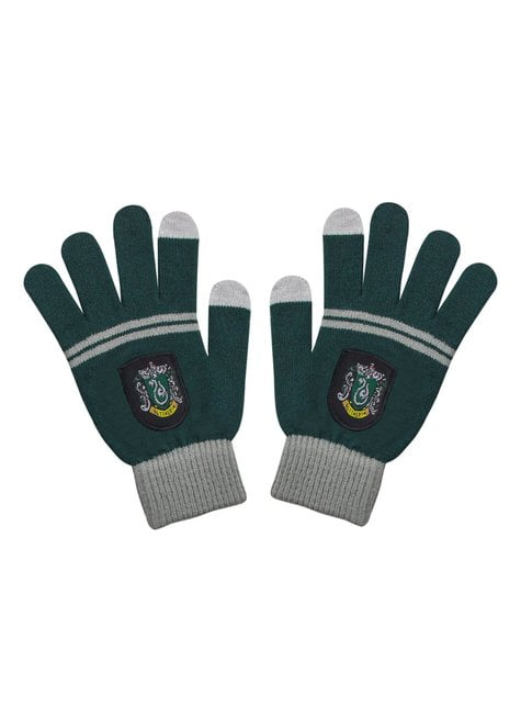 Slytherin beanie hat and gloves set for kids - Harry Potter
