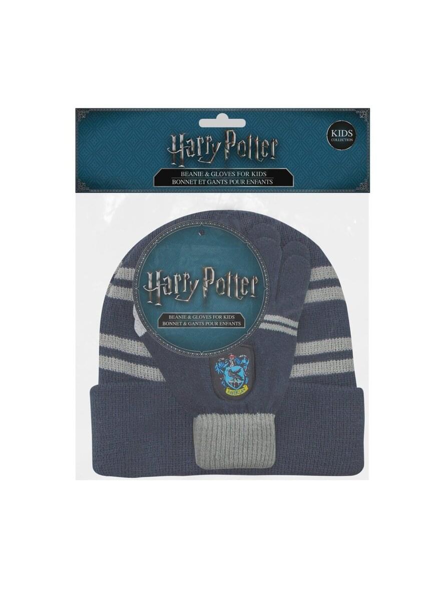 Pack de gorro e luvas Ravenclaw infantil - Harry Potter