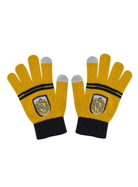 Hufflepuff beanie hat and gloves set for kids - Harry Potter